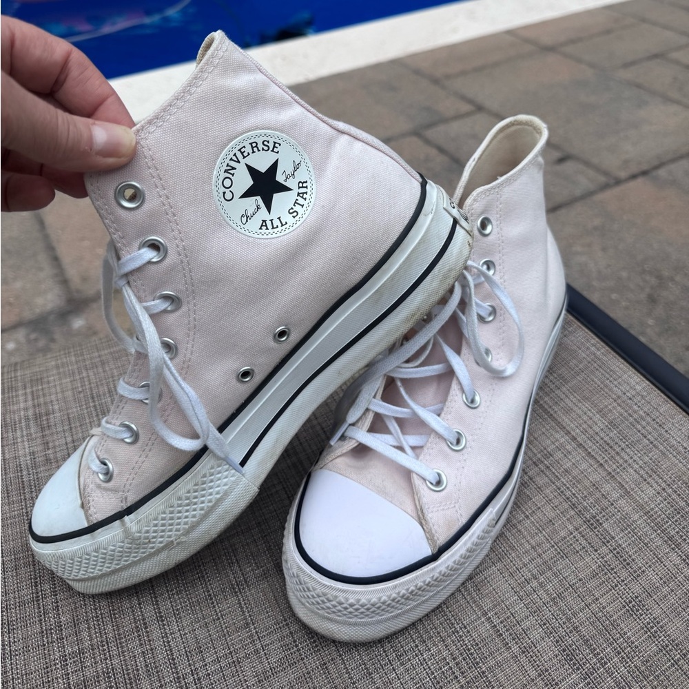 Converse Light Pink Chuck Taylor All-Star Platform Sneakers